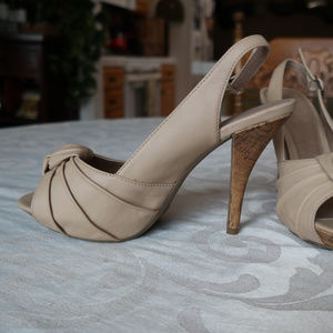 Apt 9 Nude Peep Toe Heel